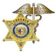 Coroner badge and caduceus